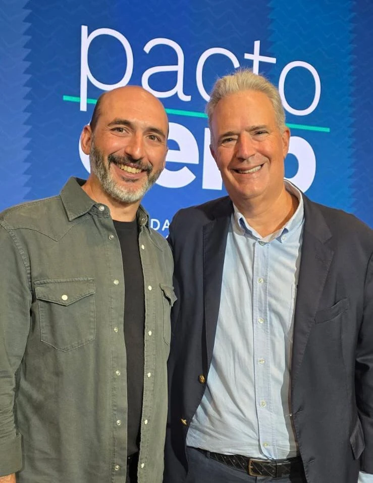 Leandro Formigone, diretor da Central de Outdoor, participa de evento de lançamento do Pacto Cenp+