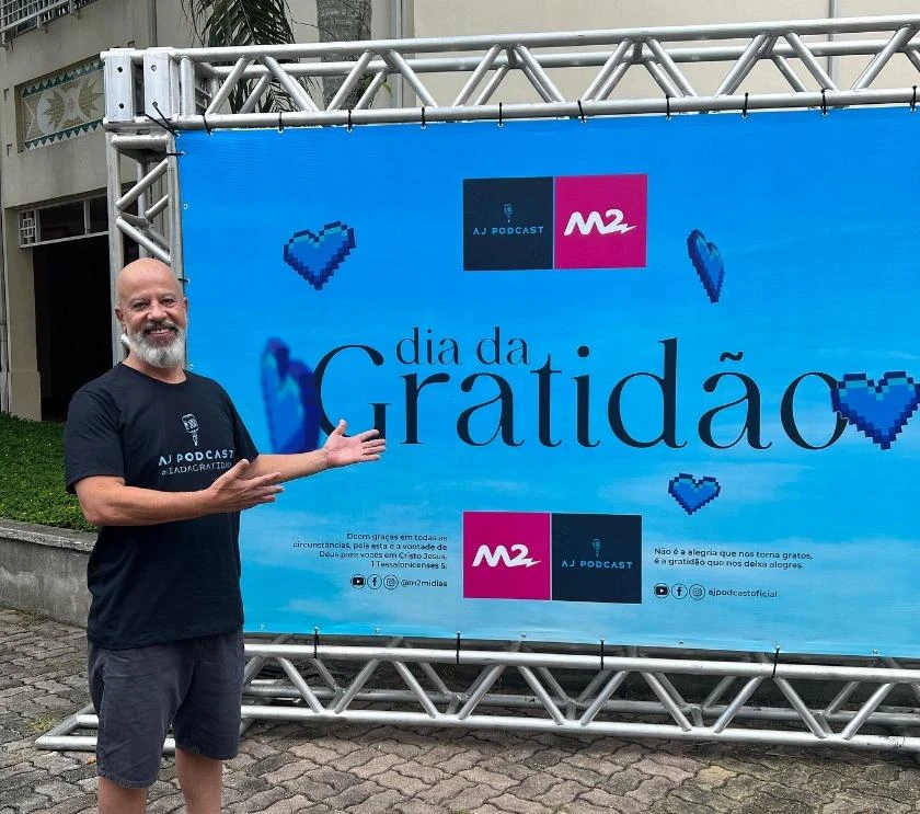 AJ Podcast realiza primeiro Dia da Gratidão da mídia exterior