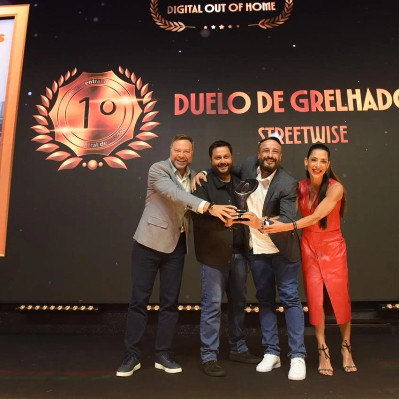 Streetwise recebe ouro com a campanha “Duelo de Grelhados”, na categoria Digital Out of Home
