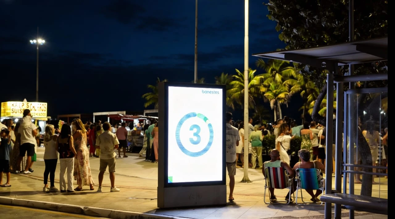 Maely OOH viabiliza ação do Banestes na virada do ano