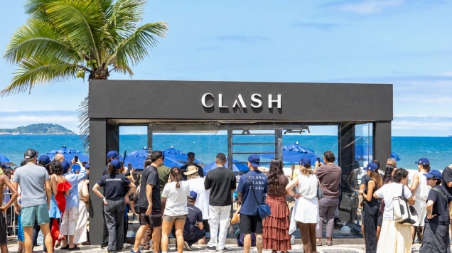 O Boticário transforma mobiliário urbano da Mude em experiência para ativação de Clash com Gabriel Medina no Rio